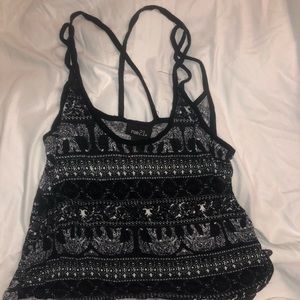 CROSSED BACK tank top